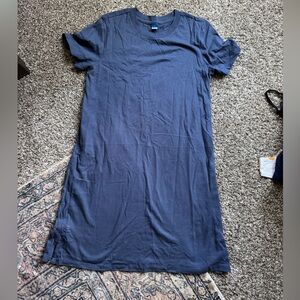 Old Navy Navy Blue T-Shirt Dress